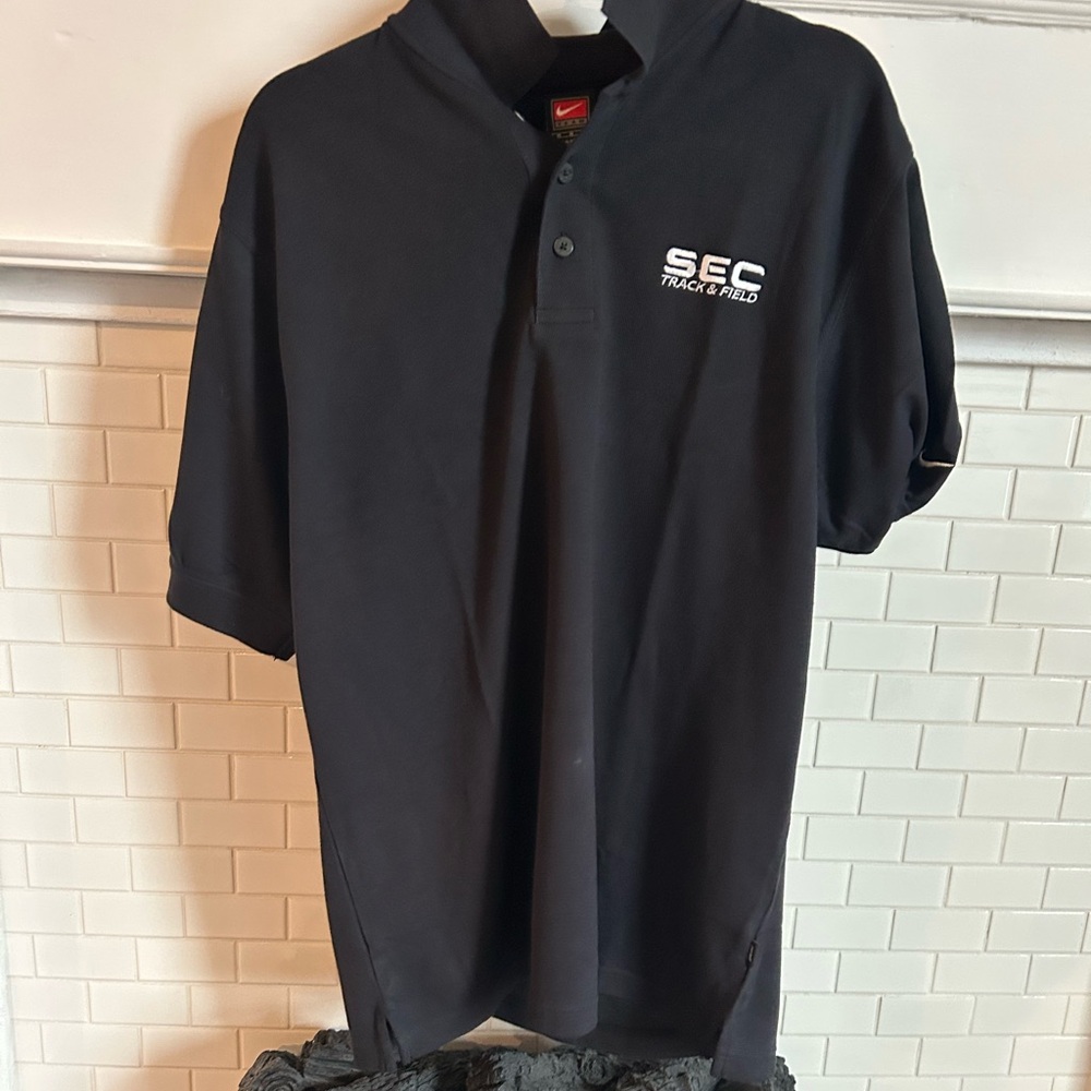 Nike Black Team Dri-Fit Polo